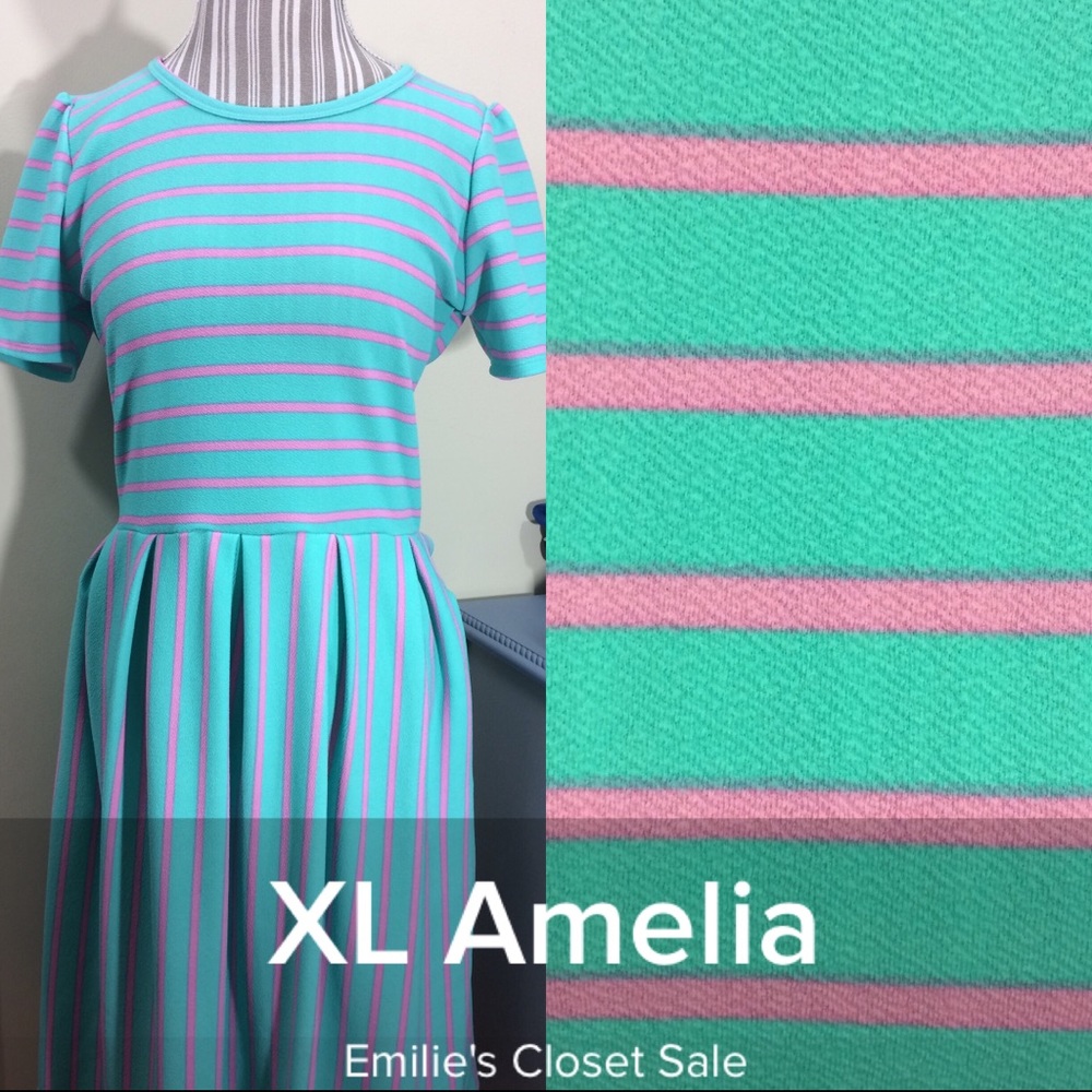 EUC LuLaRoe Amelia Dress
